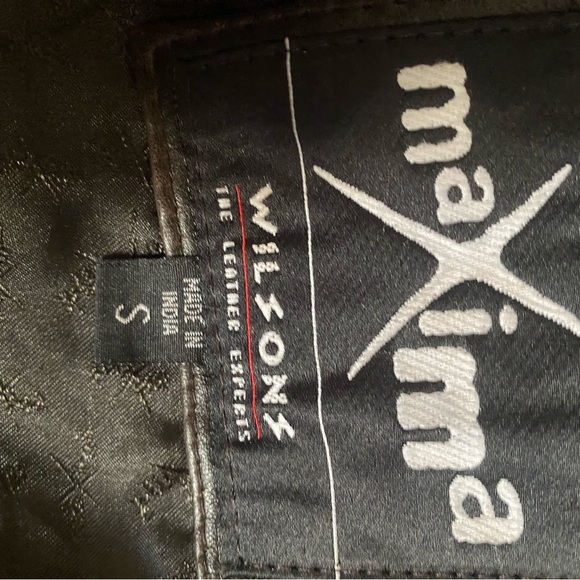 Women’s Leather Moto Maxima, Medium Jacket - Picture 3 of 6